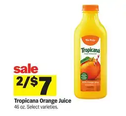 Meijer Tropicana Orange Juice offer