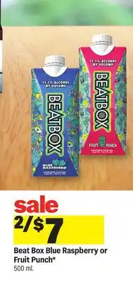 Meijer Beat Box Blue Raspberry or Fruit Punch offer