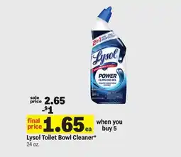 Meijer Lysol Toilet Bowl Cleaner offer