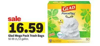 Meijer Glad Mega Pack Trash Bags offer