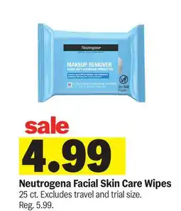 Meijer Neutrogena Facial Skin Care Wipes offer