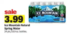 Meijer Ice Mountain Natural Spring Water offer