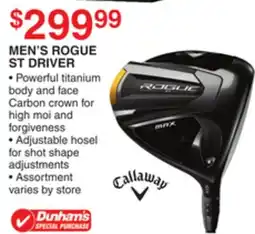 Dunham's Sports MEN'S ROGUE ST DRIVER offer