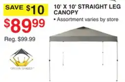Dunham's Sports 10' X 10' STRAIGHT LEG CANOPY offer