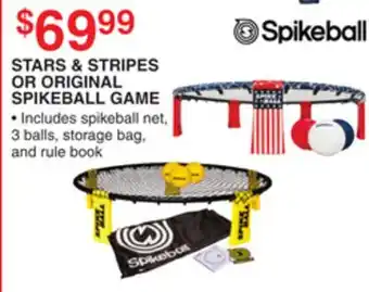 Dunham's Sports STARS & STRIPES OR ORIGINAL SPIKEBALL GAME offer