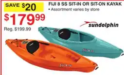 Dunham's Sports FIJI 8 SS SIT-IN OR SIT-ON KAYAK offer