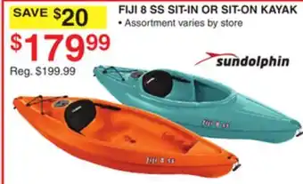 Dunham's Sports FIJI 8 SS SIT-IN OR SIT-ON KAYAK offer