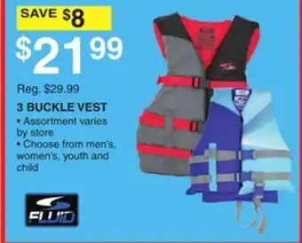 Dunham's Sports 3 BUCKLE VEST offer