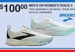 Dunham's Sports BROOKS MEN'S OR WOMEN'S TRACE 4 offer