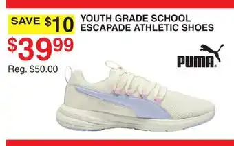 Dunham's Sports YOUTH GRADE SCHOOL ESCAPADE ATHLETIC SHOES offer