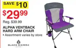 Dunham's Sports ALPHA VENTBACK HARD ARM CHAIR offer