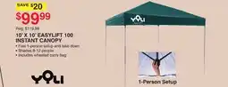 Dunham's Sports 10' X 10' EASYLIFT 100 INSTANT CANOPY offer