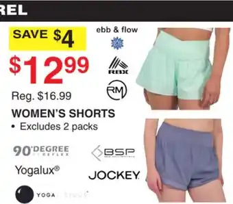 Dunham's Sports WOMEN'S SHORTS offer
