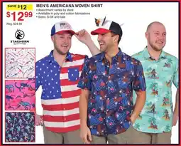 Dunham's Sports MEN'S AMERICANA WOVEN SHIRT offer