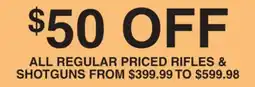 Dunham's Sports RIFLES & SHOTGUNS offer