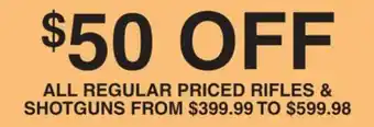 Dunham's Sports RIFLES & SHOTGUNS offer