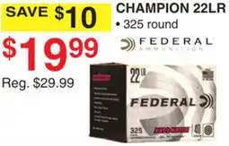 Dunham's Sports CHAMPION 22LR offer