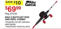 Dunham's Sports MAX X BAITCAST ROD AND REEL COMBO offer