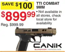 Dunham's Sports TTI COMBAT 9MM offer