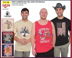 Dunham's Sports MEN'S AMERICANA TEE, TANK OR MUSCLE offer