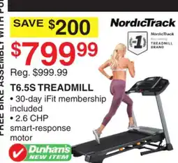 Dunham's Sports T6.5S TREADMILL offer