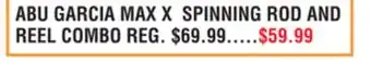 Dunham's Sports ABU GARCIA MAX X SPINNING ROD AND REEL COMBO offer