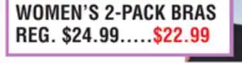 Dunham's Sports WOMEN'S 2-PACK BRAS offer