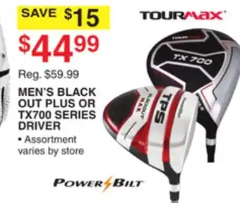 Dunham's Sports MEN'S BLACK OUT PLUS OR TX700 SERIES DRIVER offer
