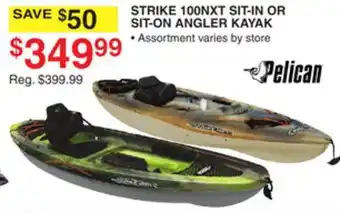 Dunham's Sports STRIKE SIT-IN OR SIT-ON ANGLER KAYAK offer