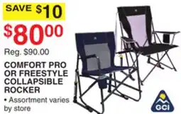 Dunham's Sports COMFORT PRO OR FREESTYLE COLLAPSIBLE ROCKER offer