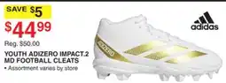 Dunham's Sports YOUTH ADIZERO IMPACT 2 MD FOOTBALL CLEATS offer