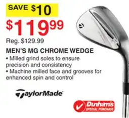 Dunham's Sports TAYLORMADE MEN'S MG CHROME WEDGE offer