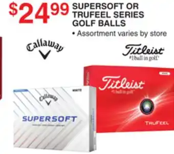 Dunham's Sports SUPERSOFT OR TRUFEEL SERIES GOLF BALLS offer