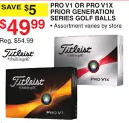 Dunham's Sports PRIOR GENERATION SERIES GOLF BALLS offer