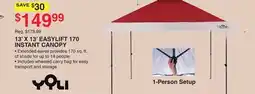 Dunham's Sports 13' X 13' EASYLIFT 170 INSTANT CANOPY offer