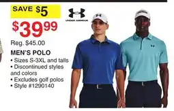 Dunham's Sports MEN'S POLO offer