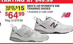 Dunham's Sports MEN'S OR WOMEN'S 608 TRAINING SHOES offer