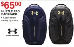 Dunham's Sports UNDER ARMOUR HUSTLE PRO BACKPACK offer