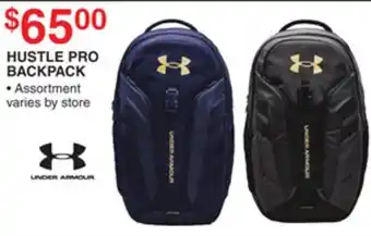 Dunham's Sports UNDER ARMOUR HUSTLE PRO BACKPACK offer
