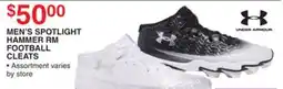 Dunham's Sports MEN'S SPOTLIGHT HAMMER RM FOOTBALL CLEATS offer