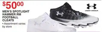 Dunham's Sports MEN'S SPOTLIGHT HAMMER RM FOOTBALL CLEATS offer