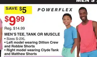Dunham's Sports MEN'S TEE, TANK OR MUSCLE offer