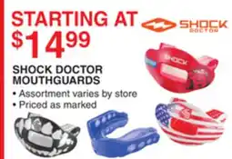 Dunham's Sports SHOCK DOCTOR MOUTHGUARDS offer
