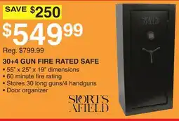 Dunham's Sports 30+4 GUN FIRE RATED SAFE offer