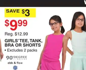 Dunham's Sports GIRLS' TEE, TANK, BRA OR SHORTS offer