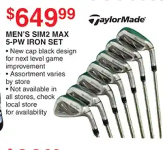Dunham's Sports MEN'S SIM2 MAX 5-PW IRON SET offer