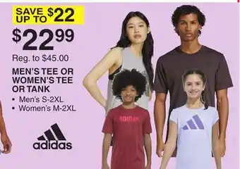 Dunham's Sports MEN'S TEE OR WOMEN'S TEE OR TANK offer