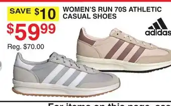 Dunham's Sports WOMEN'S RUN 70S ATHLETIC CASUAL SHOES offer
