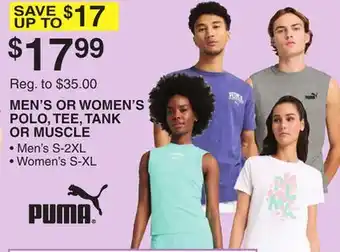 Dunham's Sports MEN'S OR WOMEN'S POLO, TEE, TANK OR MUSCLE offer