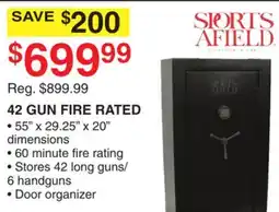Dunham's Sports 42 GUN FIRE RATED offer
